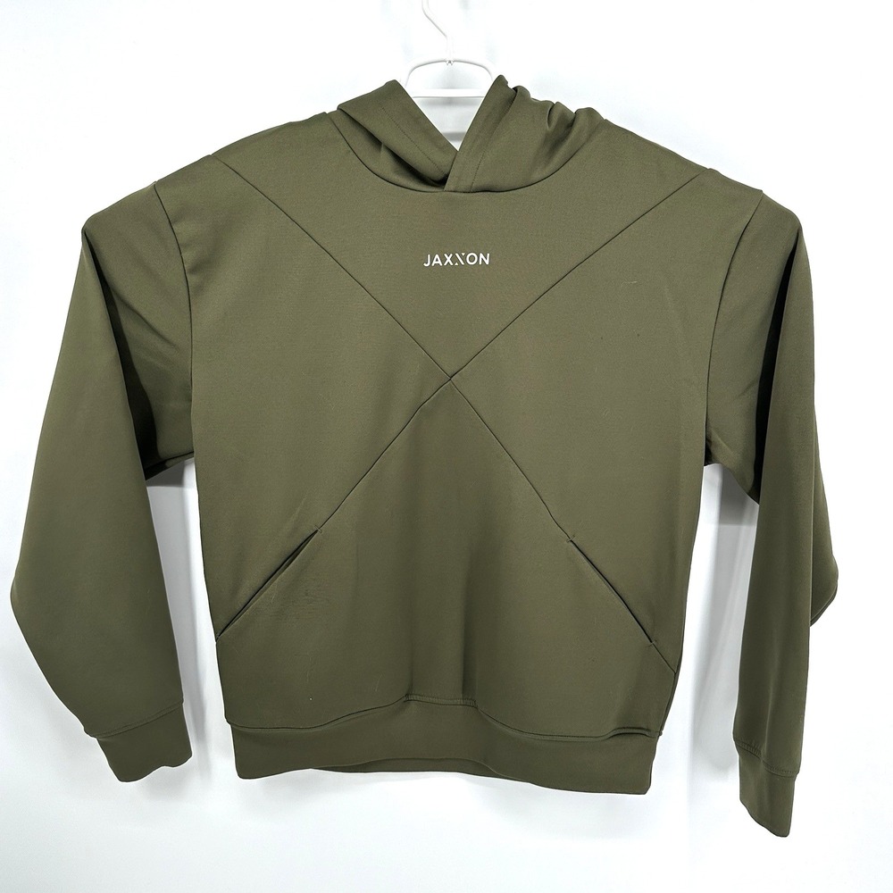 JAXXON Inspiration Program Crewneck Olive Green Hoodie Size M